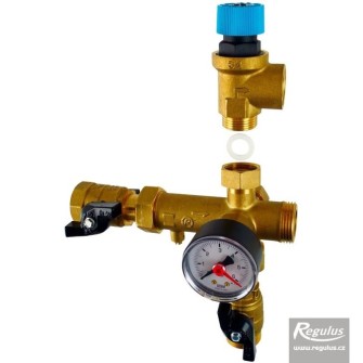 Ohutussõlm kuni 1000L soojaveeboileritele 1" 6 bar svk